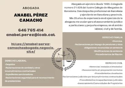 Foto de Anabel Pérez Camacho.Abogada